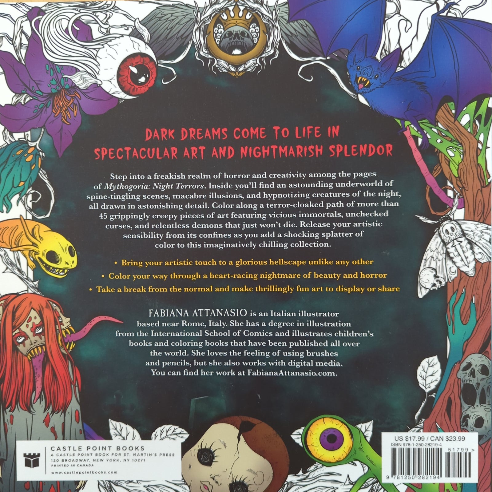 Night Terrors Coloring Book