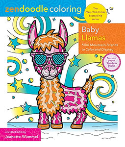 Baby Llamas Coloring Book