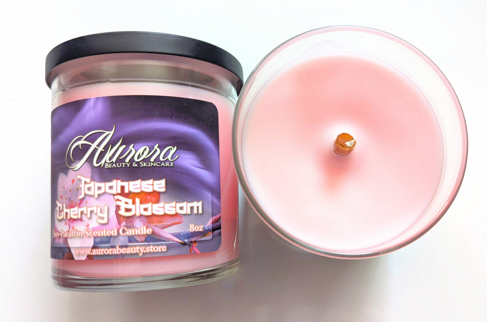 Vela de flor de cerezo japonesa
