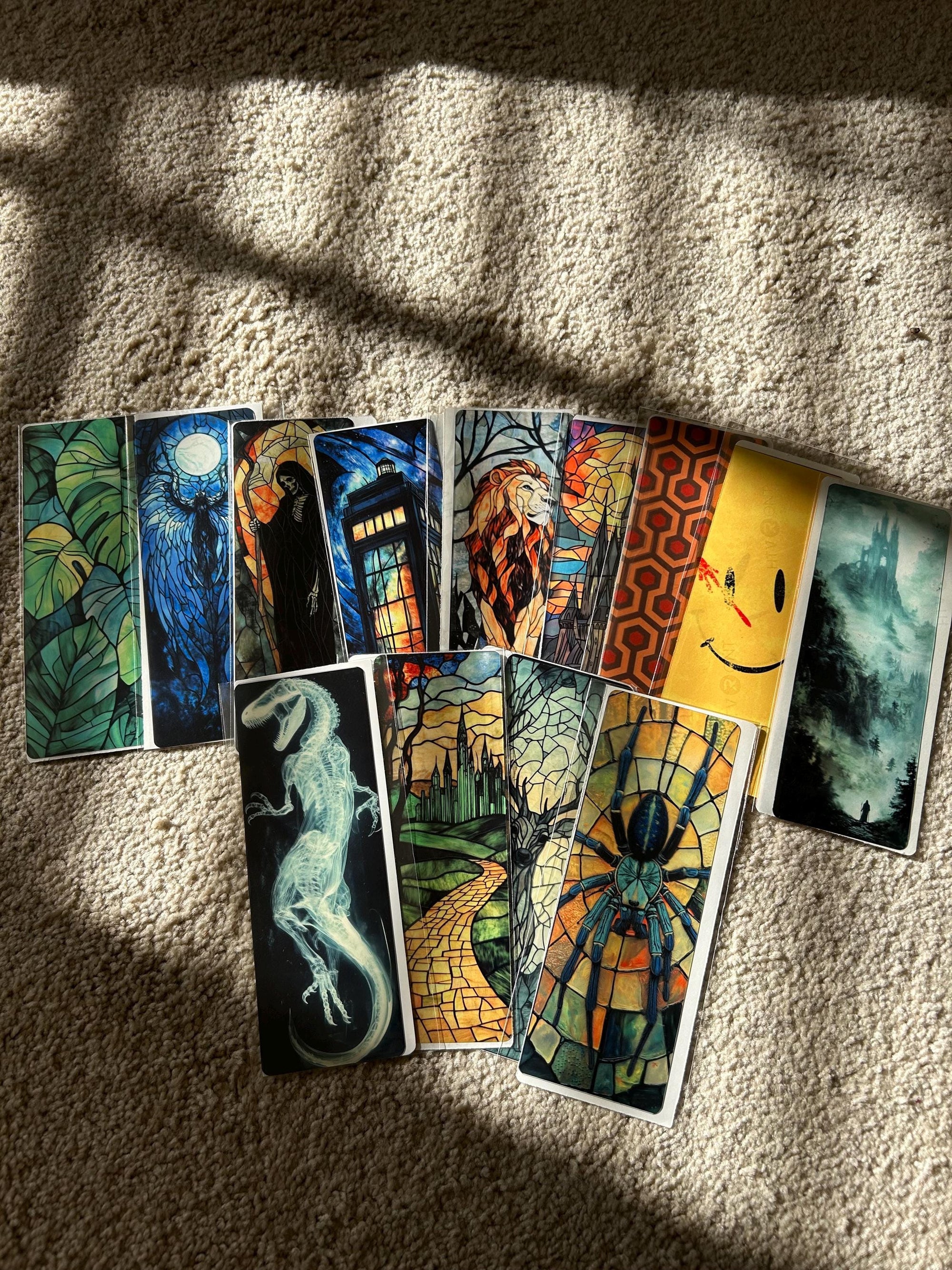 Gothic Cathedral and Ravens Bookmark